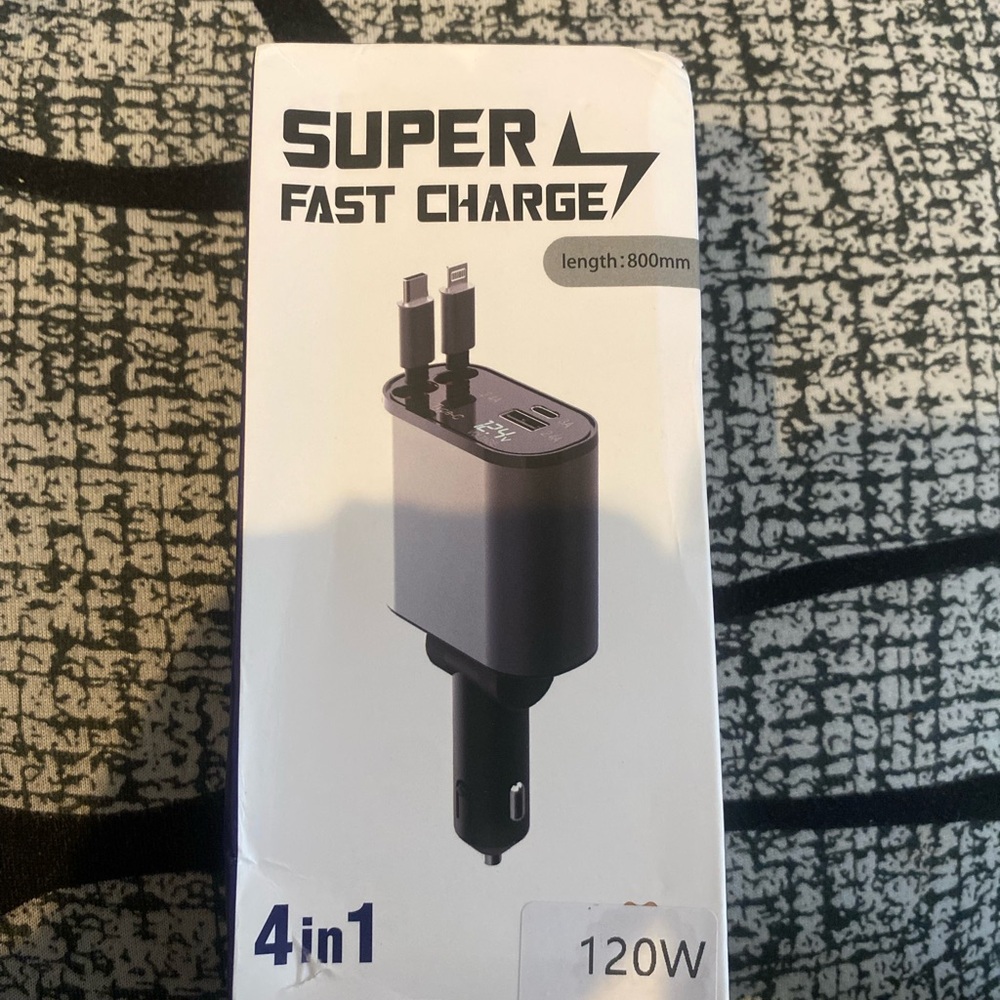 Super Fast 4 in 1 Charge 120w